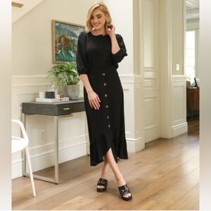 WUKOGALS DALIA SKIRT, SOLID BLACK